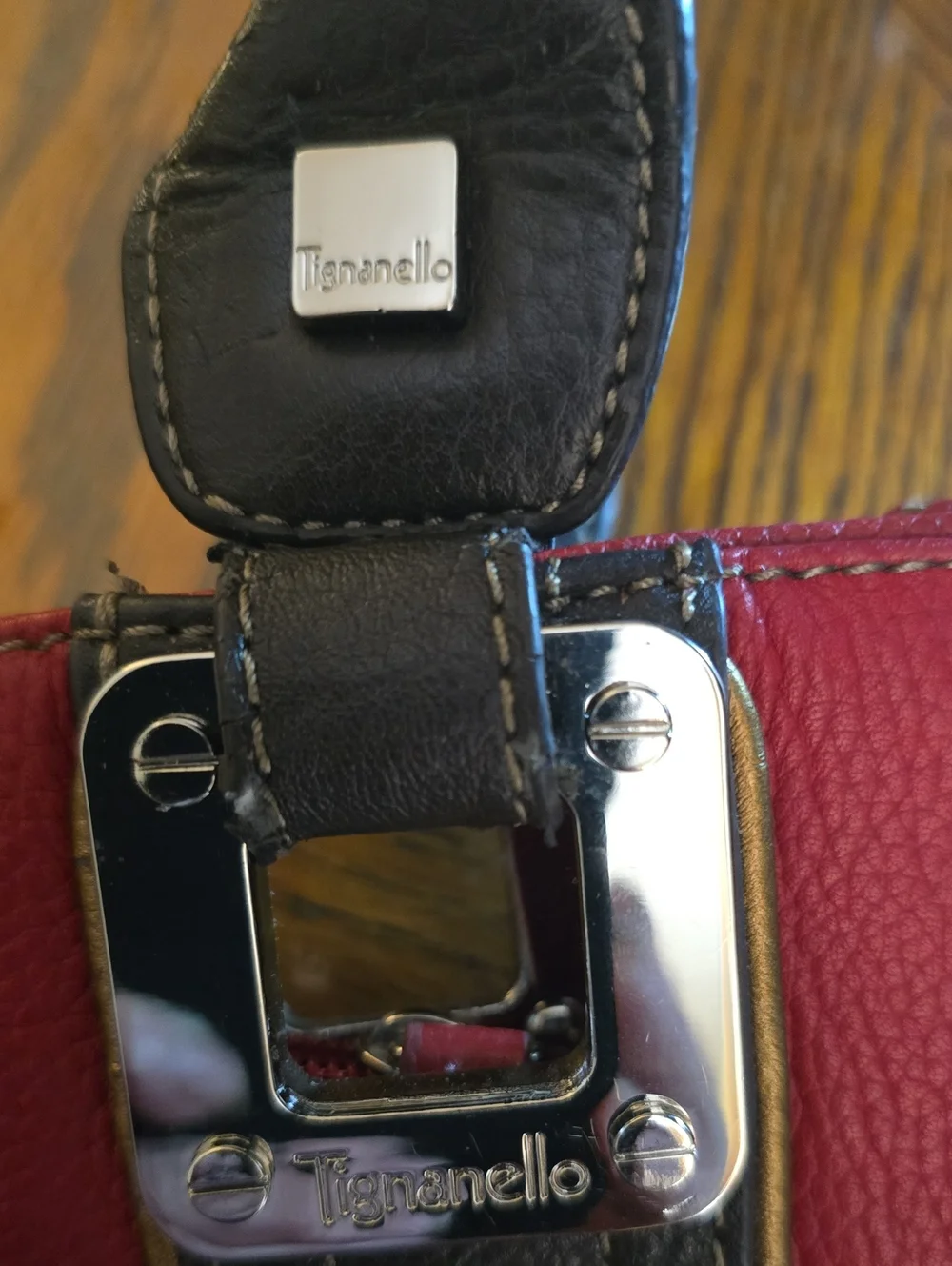 Tignanello Genuine Leather Shoulder Bag